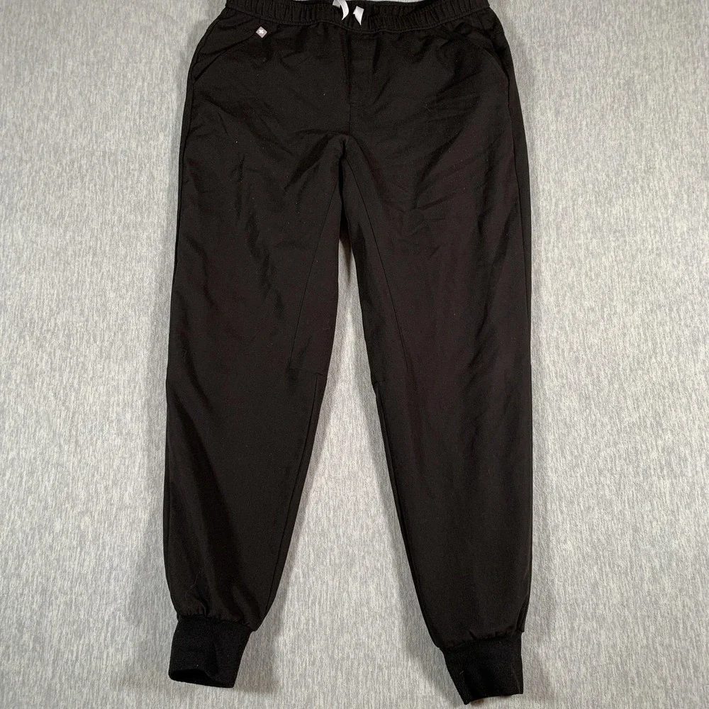 FIGS Tansen Scrub Pants Mens‎ Large Black Technical Collection Jogger Medical